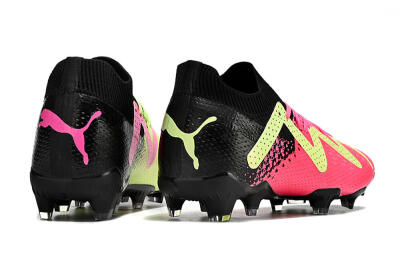 Puma Future Ultimate FG Low-Tops Football Boots - Yellow/Pink/Black