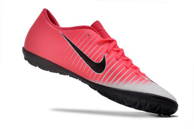 NIke Mercuricalx Victory 6 TF Low-Tops Football Shoes - Pink/Grey/Black