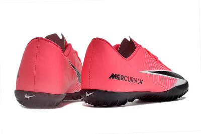 NIke Mercuricalx Victory 6 TF Low-Tops Football Shoes - Pink/Grey/Black