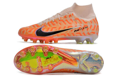 Nike Air Zoom Mercurial Superfly 9 Elite AG High-Tops Football Boots - Pink/Black/Purple