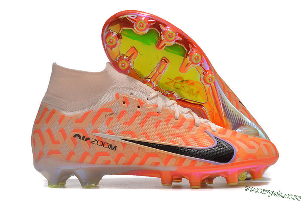 Nike Air Zoom Mercurial Superfly 9 Elite AG High-Tops Football Boots - Pink/Black/Purple 1