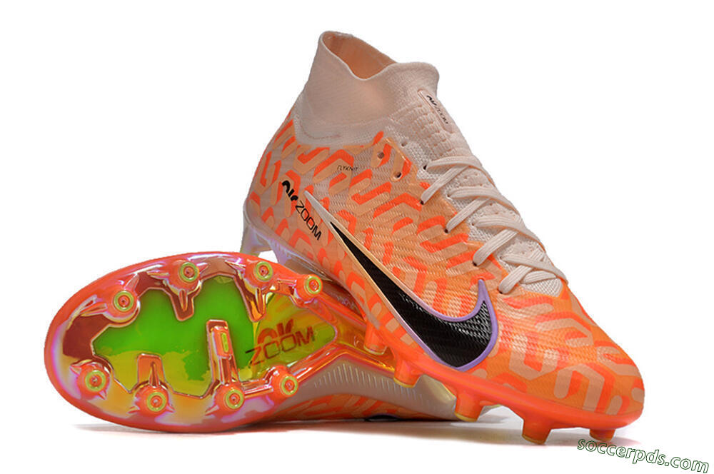 Nike Air Zoom Mercurial Superfly 9 Elite AG High-Tops Football Boots - Pink/Black/Purple 3