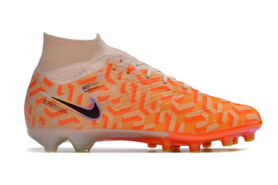 Nike Air Zoom Mercurial Superfly 9 Elite AG High-Tops Football Boots - Pink/Black/Purple