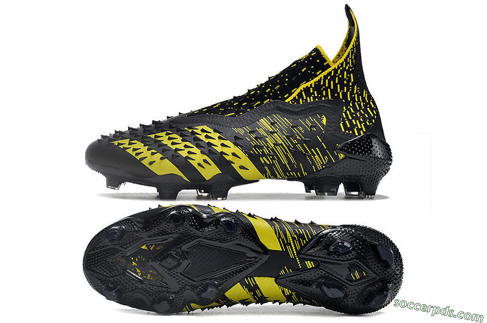 Adidas Predator Freak.1 FG High-Tops Football Boots - Black/Yellow 0