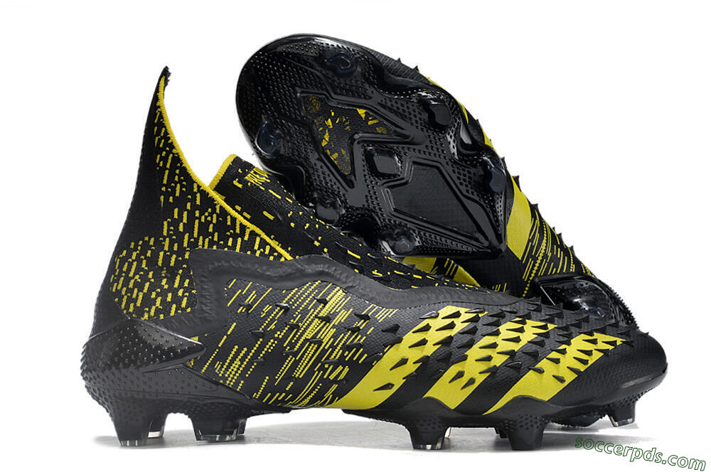 Adidas Predator Freak.1 FG High-Tops Football Boots - Black/Yellow 1