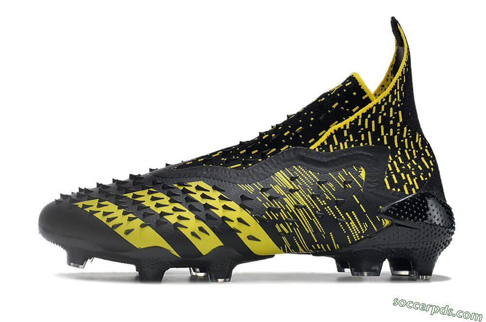 Adidas Predator Freak.1 FG High-Tops Football Boots - Black/Yellow 2