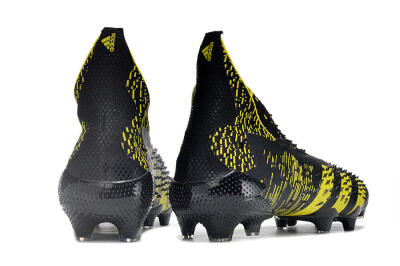 Adidas Predator Freak.1 FG High-Tops Football Boots - Black/Yellow
