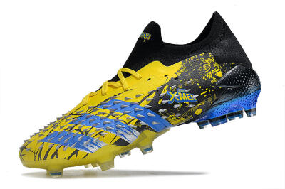 Adidas Predator Freak.1 Low FG Low-Tops Football Boots - Yellow/Black/Blue
