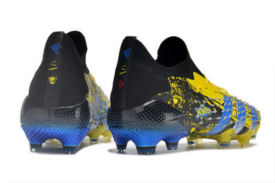 Adidas Predator Freak.1 Low FG Low-Tops Football Boots - Yellow/Black/Blue