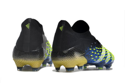 Adidas Predator Freak.1 Low FG Low-Tops Football Boots - Black/Blue/Green