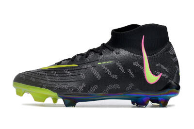 Nike Phantom Luna Elite FG High-Tops Football Boots - Black/Yellow/Pink