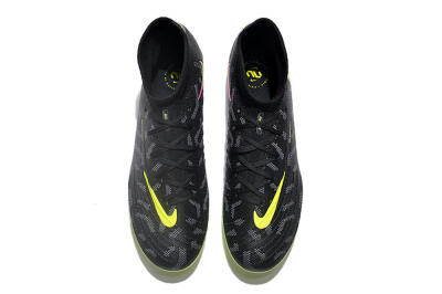 Nike Phantom Luna Elite FG High-Tops Football Boots - Black/Yellow/Pink
