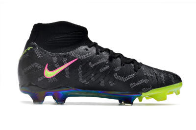 Nike Phantom Luna Elite FG High-Tops Football Boots - Black/Yellow/Pink