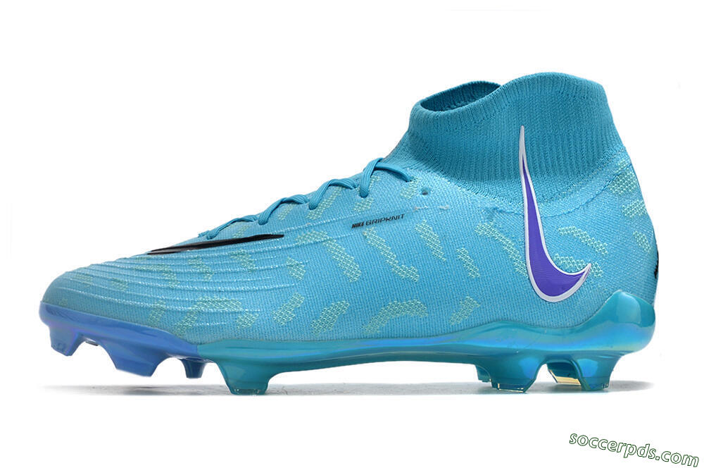 Nike Phantom Luna Elite FG High-Tops Football Boots - Blue/Purple/White 2
