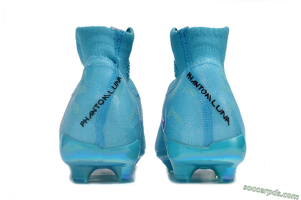 Nike Phantom Luna Elite FG High-Tops Football Boots - Blue/Purple/White 5