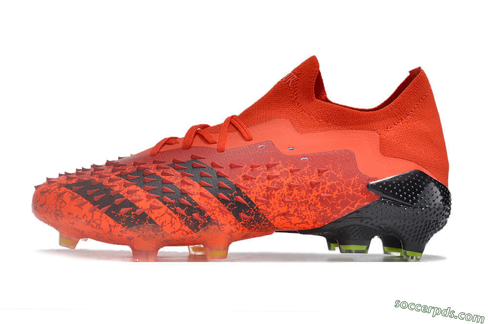 Adidas Predator Freak.1 Low FG High-Tops Football Boots - Red/Black 2