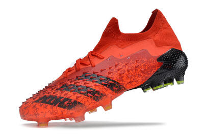 Adidas Predator Freak.1 Low FG High-Tops Football Boots - Red/Black
