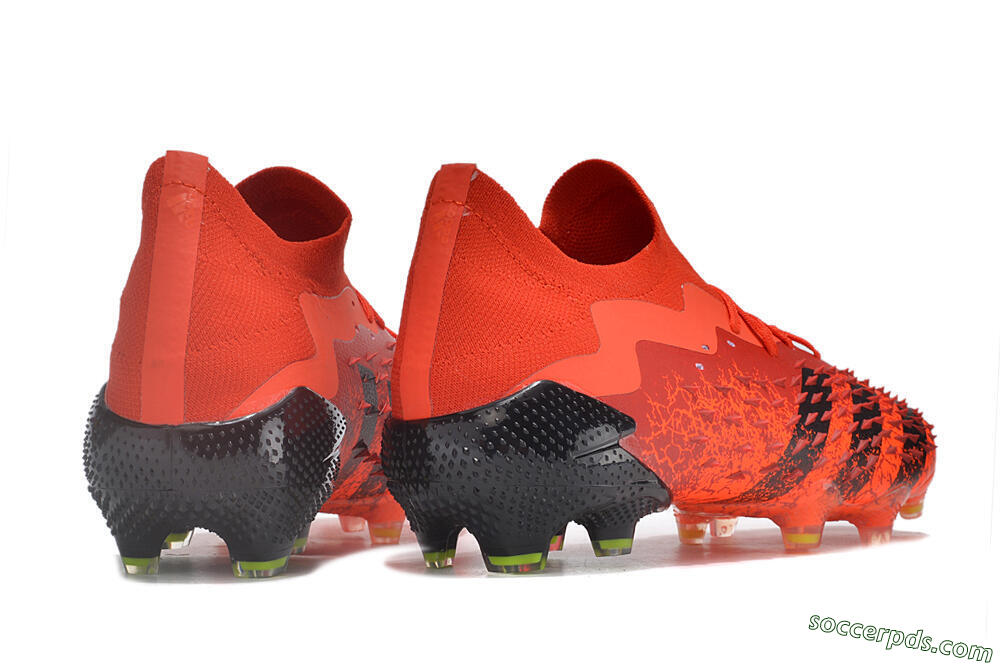 Adidas Predator Freak.1 Low FG High-Tops Football Boots - Red/Black 6
