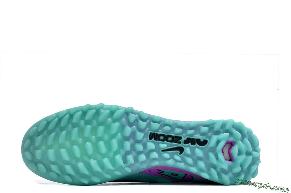 Nike Air Zoom Mercurial Superfly 9 Elite TF High-Tops Football Shoes - Blue/Black/Purple 6