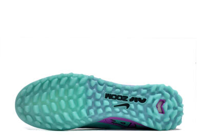 Nike Air Zoom Mercurial Superfly 9 Elite TF High-Tops Football Shoes - Blue/Black/Purple