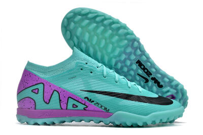 Nike Air Zoom Mercurial Vapor 15 Elite TF Low-Tops Football Shoes - Blue/Black/Purple