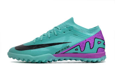 Nike Air Zoom Mercurial Vapor 15 Elite TF Low-Tops Football Shoes - Blue/Black/Purple