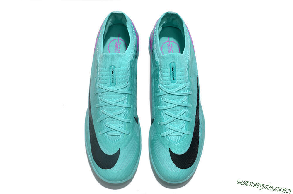 Nike Air Zoom Mercurial Vapor 15 Elite TF Low-Tops Football Shoes - Blue/Black/Purple 4