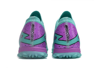 Nike Air Zoom Mercurial Vapor 15 Elite TF Low-Tops Football Shoes - Blue/Black/Purple