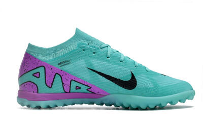 Nike Air Zoom Mercurial Vapor 15 Elite TF Low-Tops Football Shoes - Blue/Black/Purple