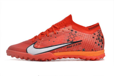 Nike Air Zoom Mercurial Vapor 15 Elite TF Low-Tops Football Shoes - Red/White/Black