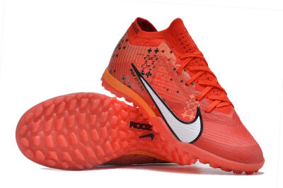 Nike Air Zoom Mercurial Vapor 15 Elite TF Low-Tops Football Shoes - Red/White/Black