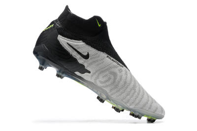 Nike Phantom GX Elite DF FG High-Tops Football Boots - Grey/Black/Yellow