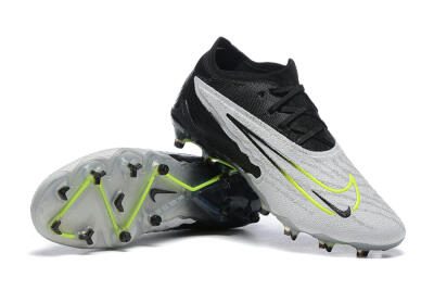 Nike Phantom GX Elite FG Low-Tops Football Boots - Grey/Black/Yellow