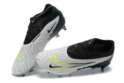 Nike Phantom GX Elite FG Low-Tops Football Boots - Grey/Black/Yellow