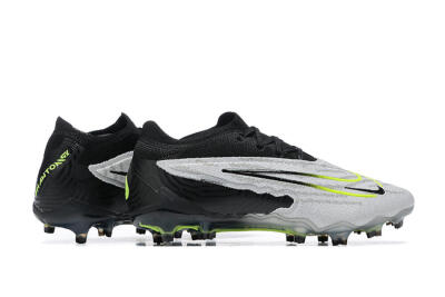 Nike Phantom GX Elite FG Low-Tops Football Boots - Grey/Black/Yellow