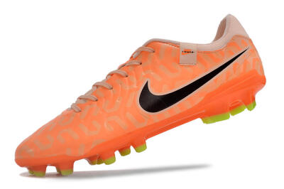 Nike Tiempo Legend 10 Academy FG Low-Tops Football Boots - Pink/Black/Orange