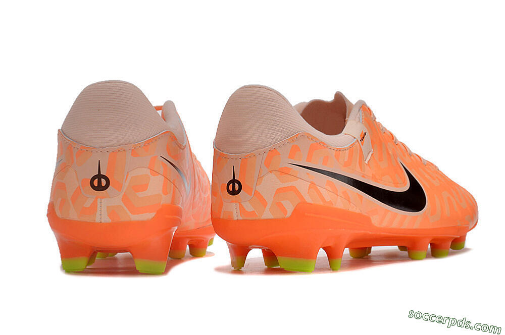 Nike Tiempo Legend 10 Academy FG Low-Tops Football Boots - Pink/Black/Orange 6