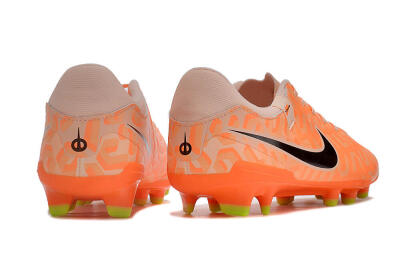 Nike Tiempo Legend 10 Academy FG Low-Tops Football Boots - Pink/Black/Orange