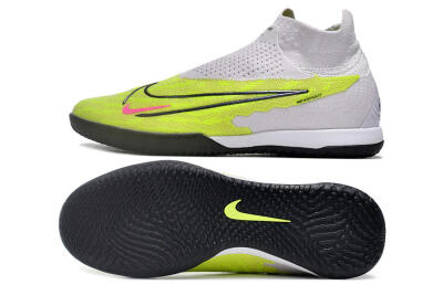 Nike Phantom GX Elite DF IC High-Tops Football Shoes - Yellow/Grey/Red/Black