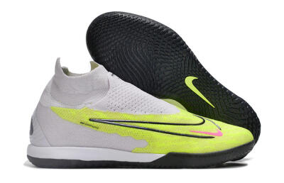 Nike Phantom GX Elite DF IC High-Tops Football Shoes - Yellow/Grey/Red/Black