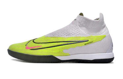 Nike Phantom GX Elite DF IC High-Tops Football Shoes - Yellow/Grey/Red/Black