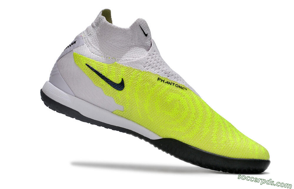 Nike Phantom GX Elite DF IC High-Tops Football Shoes - Yellow/Grey/Red/Black 4