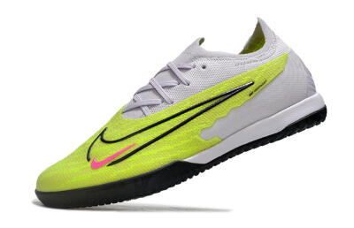 Nike Phantom GX Elite IC Low-Tops Football Shoes - Yellow/Grey/Red/Black
