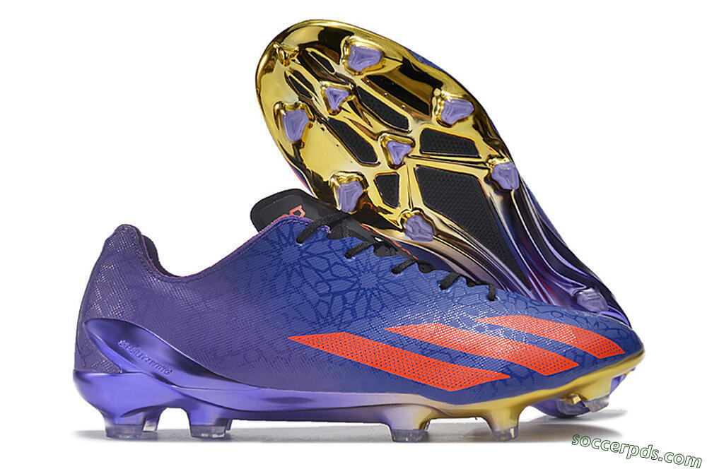 Adidas X Crazyfast.1 FG Low-Tops Football Boots - Blue/Purple/Red 1