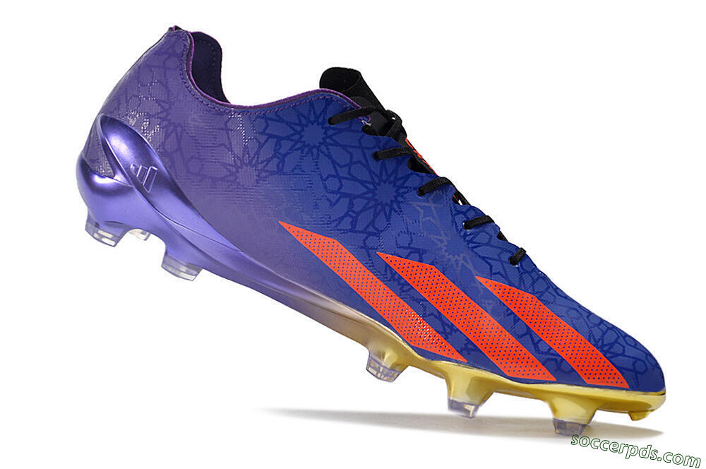 Adidas X Crazyfast.1 FG Low-Tops Football Boots - Blue/Purple/Red 4