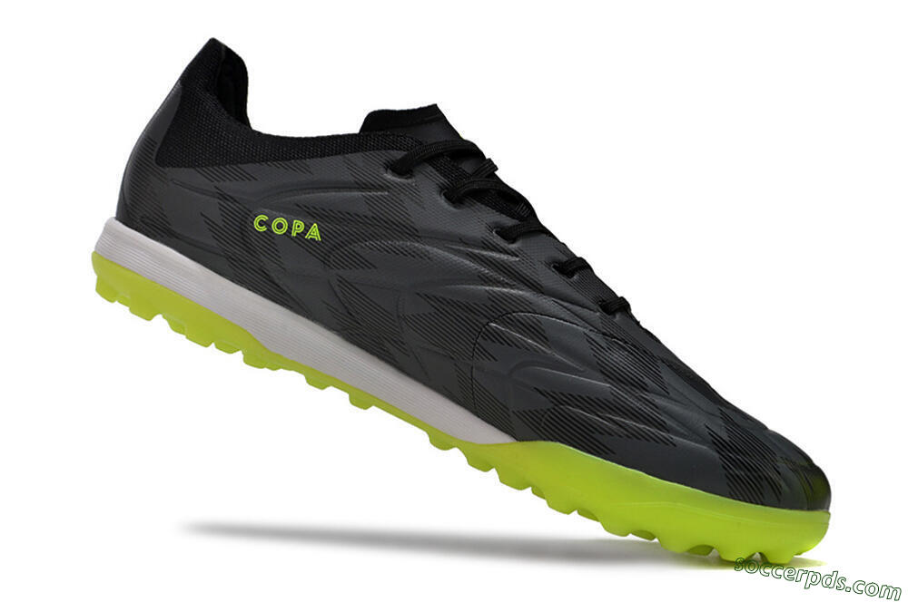 Adidas Copa Pure.3 TF Low-Tops Football Shoes - Black/Yellow/White 4