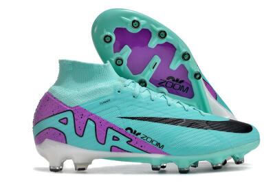 Nike Air Zoom Mercurial Superfly 9 Elite AG High-Tops Football Boots - Blue/Purple/Black