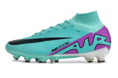 Nike Air Zoom Mercurial Superfly 9 Elite AG High-Tops Football Boots - Blue/Purple/Black
