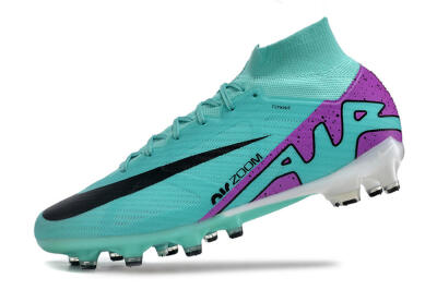 Nike Air Zoom Mercurial Superfly 9 Elite AG High-Tops Football Boots - Blue/Purple/Black