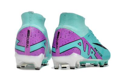 Nike Air Zoom Mercurial Superfly 9 Elite AG High-Tops Football Boots - Blue/Purple/Black